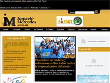 Tablet Screenshot of impactomercedes.com